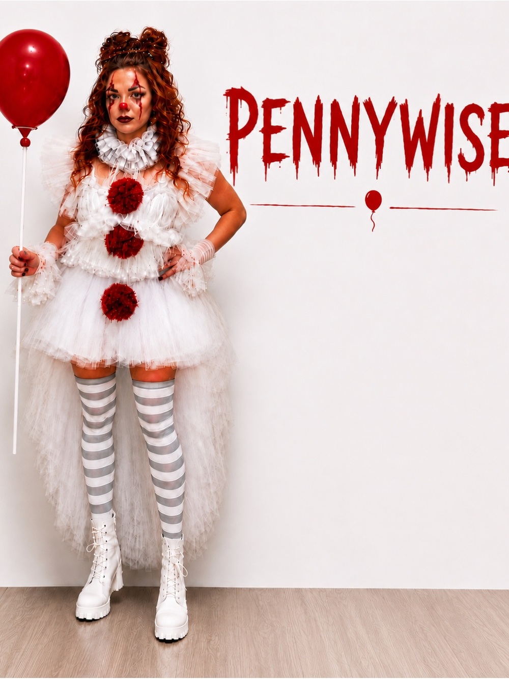 🎈 PREMIUM HANDMADE PENNYWISE COMPLETE COSTUME SET 🎈